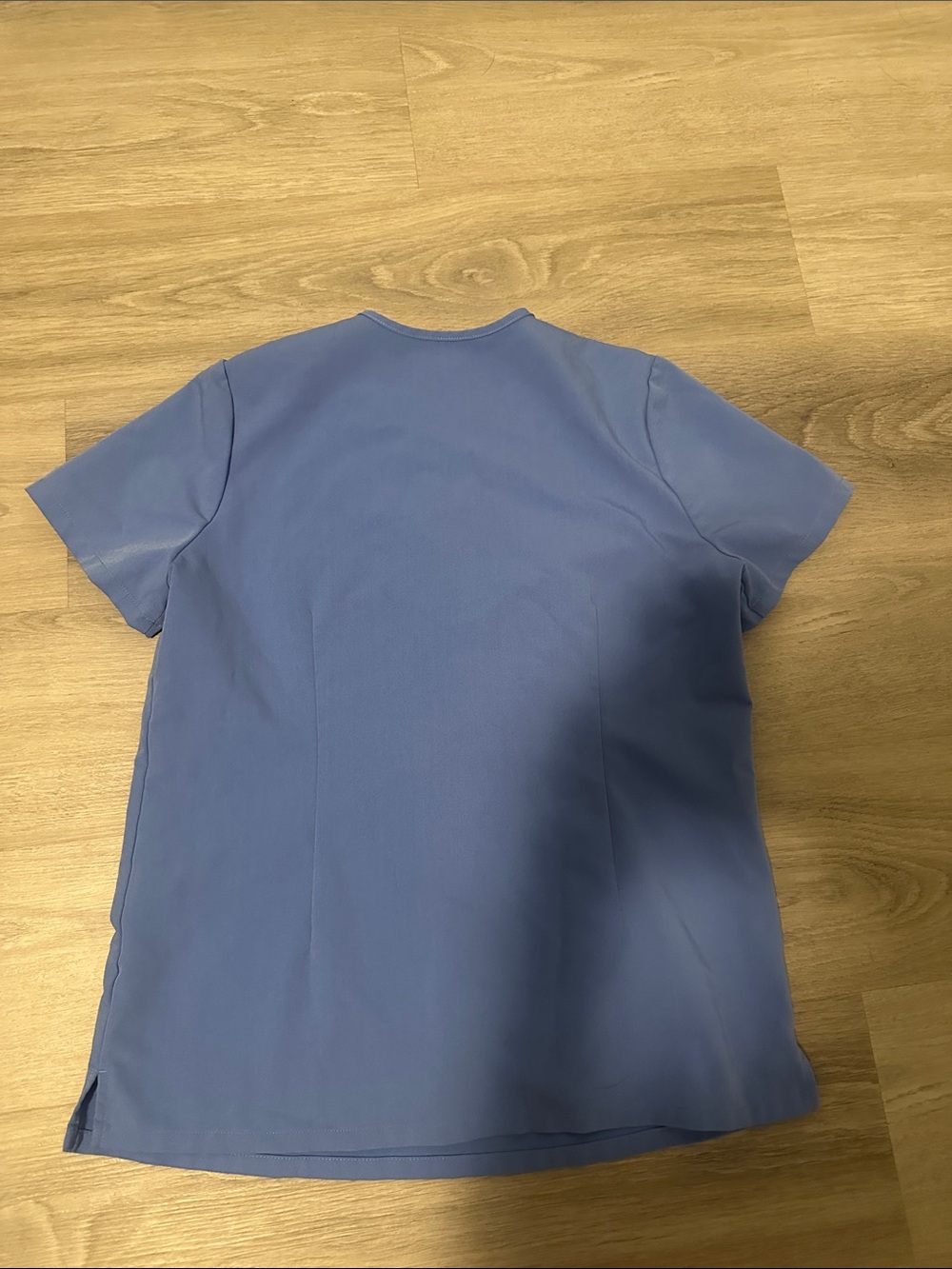 Figs Women's Scrub Top in Periwinkle Blue - Picture 3 of 3